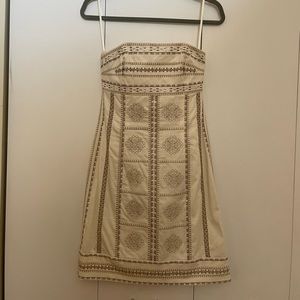 Gorgeous strapless beaded dress